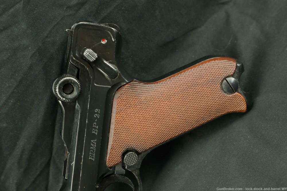 Erma EP-22 EP22 German Rimfire Luger .22 LR Semi-Auto Pistol, 1968 C&R-img-6