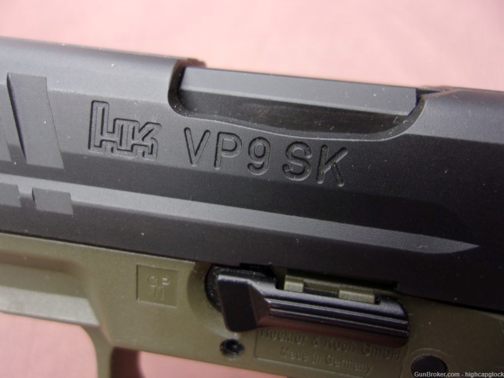 HK Heckler & Koch VP9 SK 9mm 3.25" Pistol Green Night Sights $1START-img-8