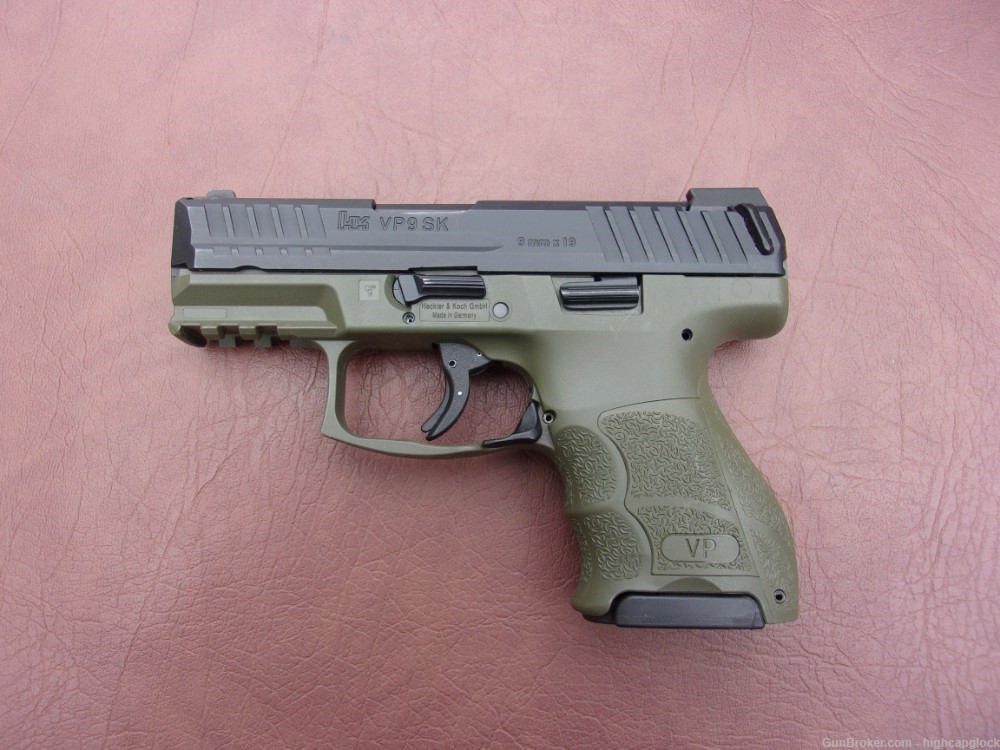 HK Heckler & Koch VP9 SK 9mm 3.25" Pistol Green Night Sights $1START-img-5