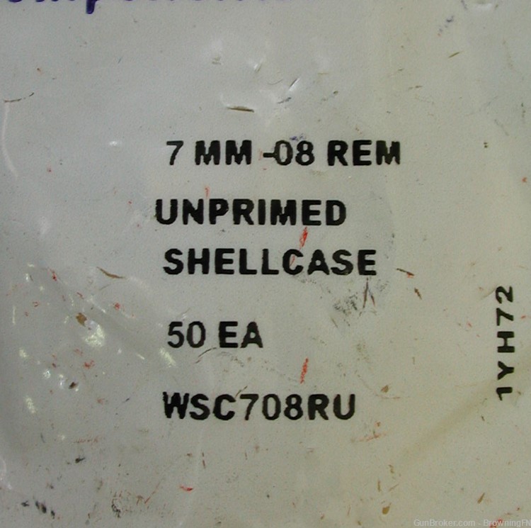 50 NEW 7mm-08 Remington  Brass Cases for Reloading Winchester Brand-img-1
