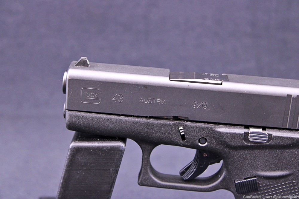 GLOCK 43 9MM 6RD MAGS 3.41" BARREL SUB COMPACT SAFE ACTION G43 BOX-img-5