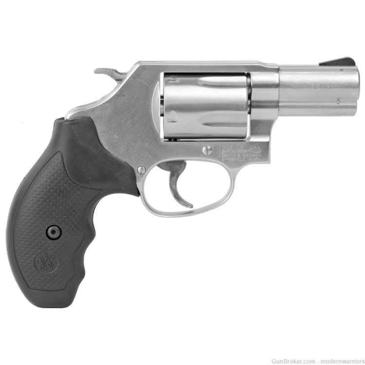 Smith & Wesson 60 Cheif's Special-2.1" Bbl (.357 Mag) 5-Shot-Stainless/Blk-img-1