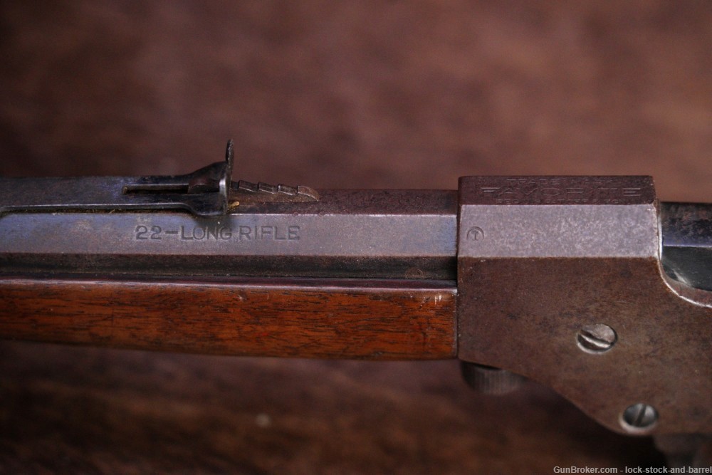 Stevens Arms Model 1915 Favorite .22 LR Lever Falling Block Rifle, C&R -img-18