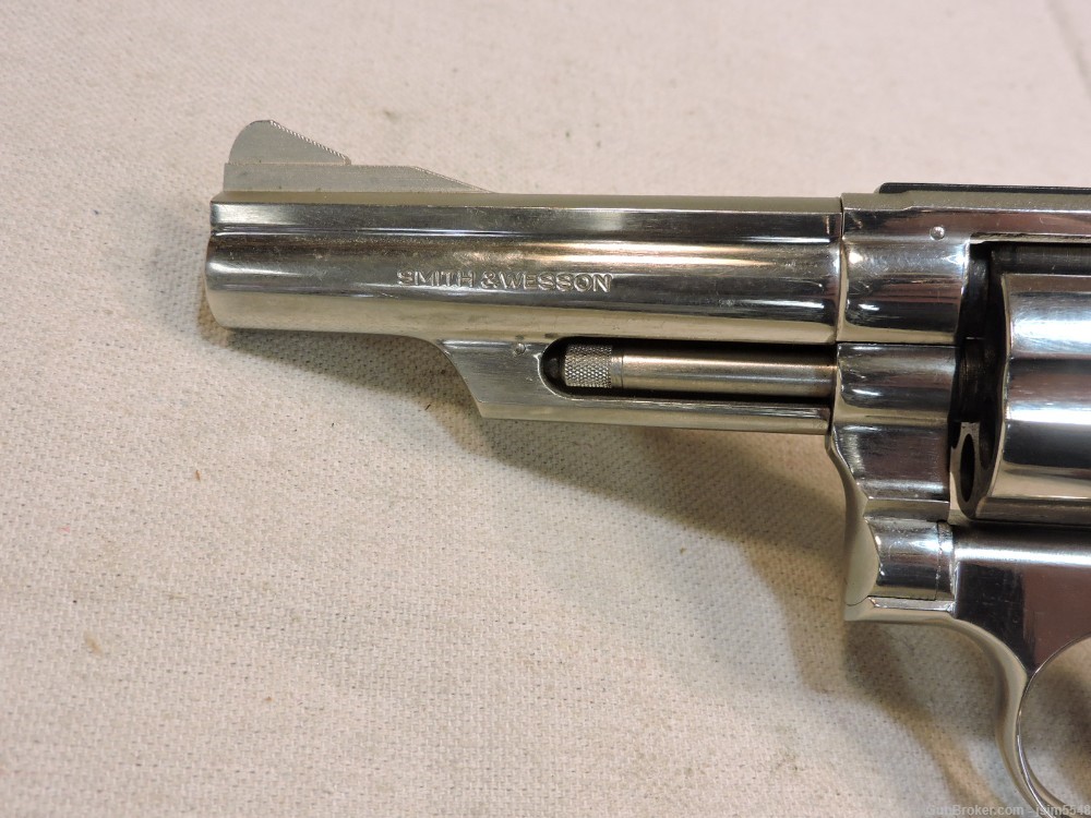 Smith & Wesson Model 19-4 .357 Magnum Double Action Nickel Revolver-img-12