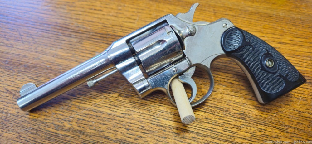 Colt Army Special, .38 Special, re-nickeled-img-0