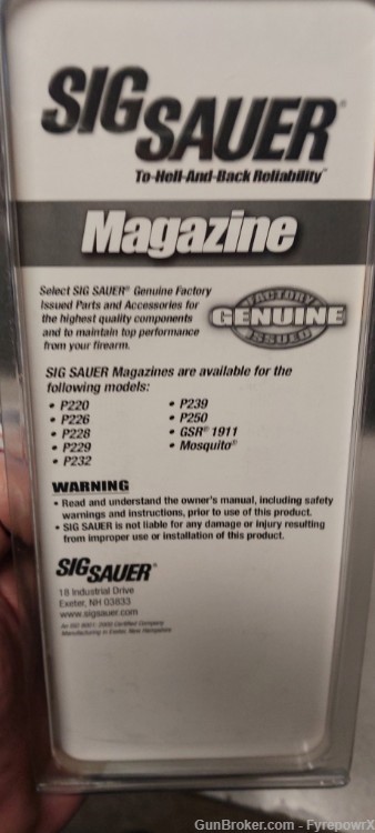 SIig Sauer P230 / P232 FACTORY .380 magazines stainless / nickel  !RARE!-img-1
