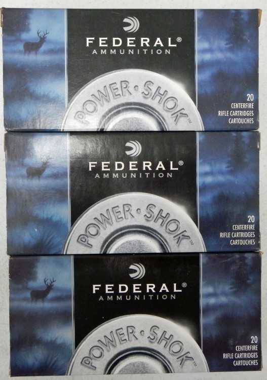 Federal Power-Shok 30-30 cal. 170 gr. Soft Point RN. Shells. 60 rounds.-img-4