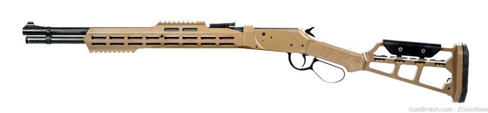 GFORCE ARMS 410ga 20" LVR410 Lever Action Shotgun Skeletonized Cerakote FDE-img-1