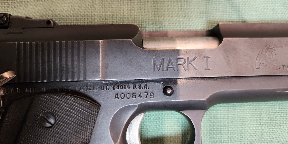 L.A.R. Mark 1 .45 Win. mag Semi-Automatic Pistol -img-3
