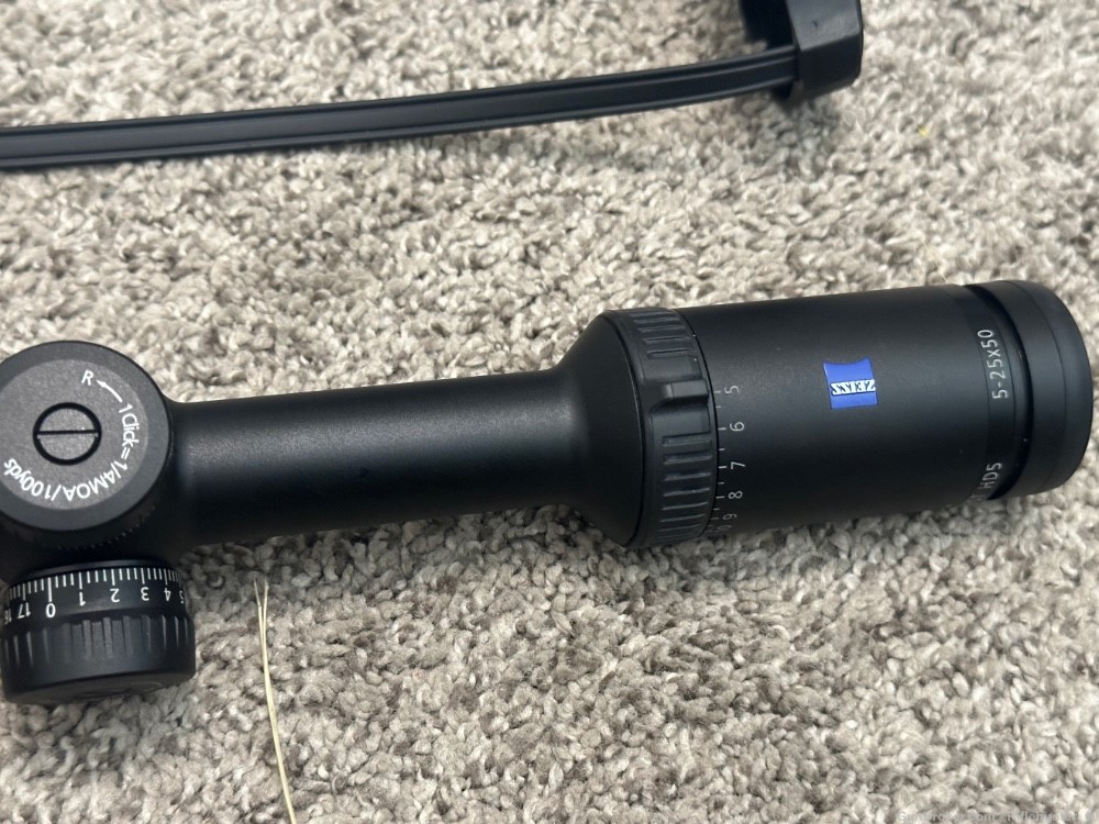 Zeiss Conquest HD5 5-25x50mm riflescope 1” tube duplex Z-plex 1/4” click-img-5