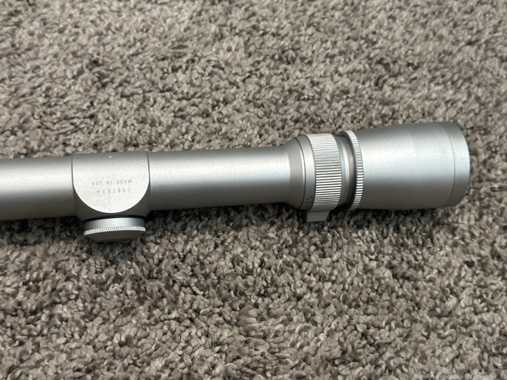 Leupold Vari-X III 6.5-20 silver riflescope rare 1” tube duplex AO SS minty-img-3