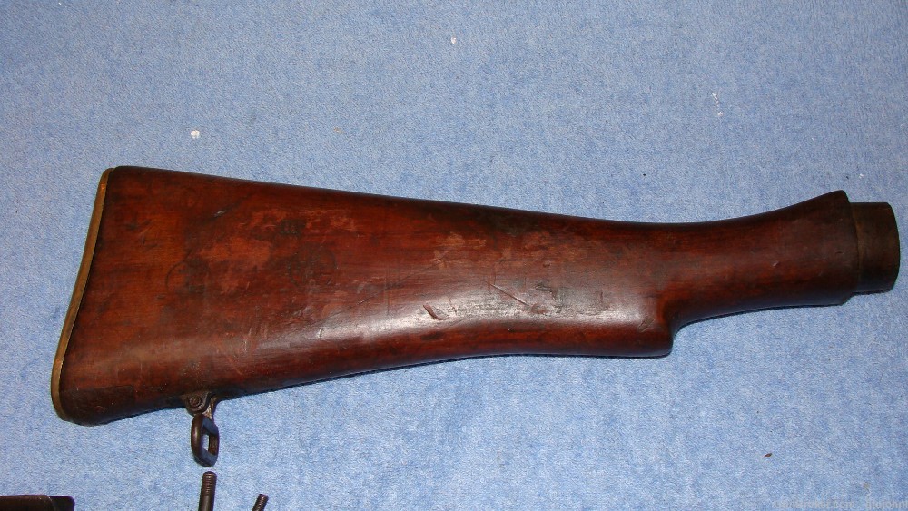 No1 Mk3 Lee Enfield SMLE Forearm Butt Stock W/Extras-img-2