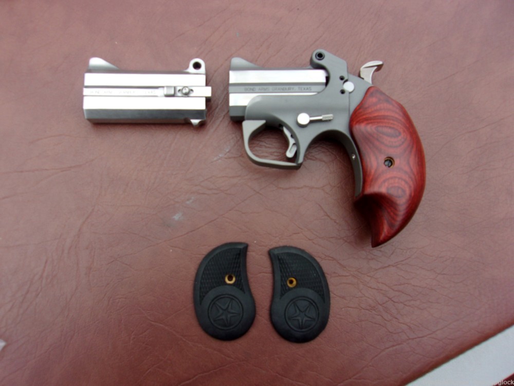 Bond Arms Roughneck 9mm & .357 Mag & .38 Spcl Stainless Derringer & Holster-img-3