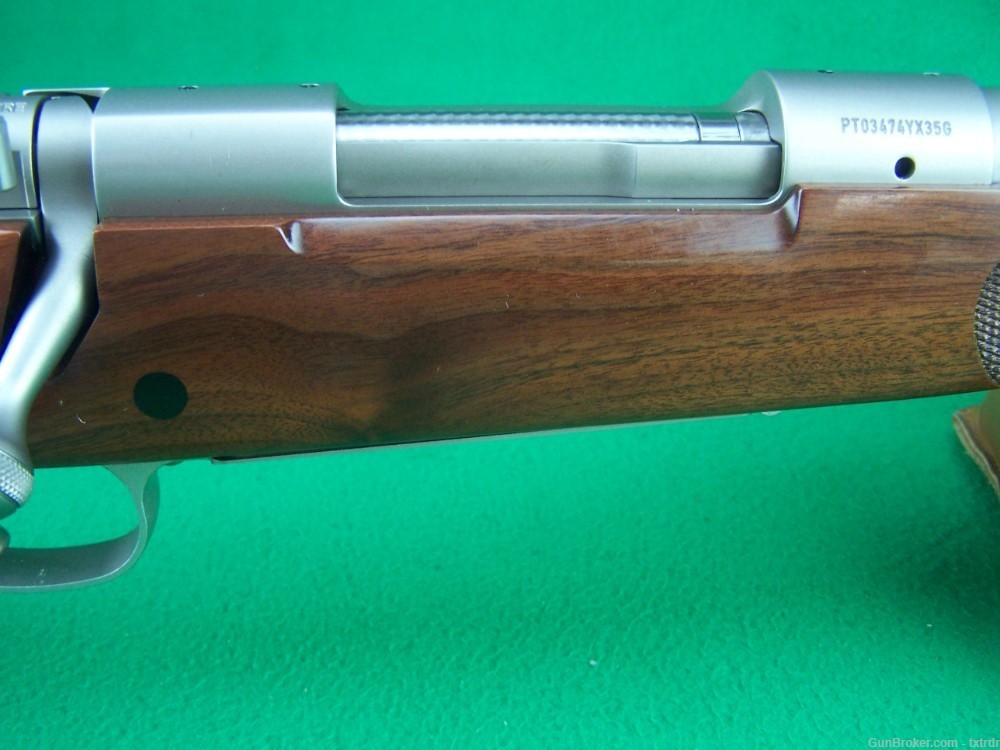 AS NEW WINCHESTER 70 FEATHERWEIGHT, 300 WIN MAG, 24" STAINLESS, BOX & PPRS-img-6