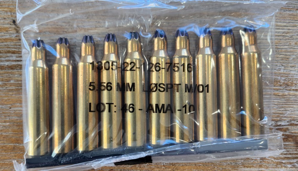 20 rounds new 556 .223 blanks blank ammo M200 5.56 for can cannon SALE-img-1