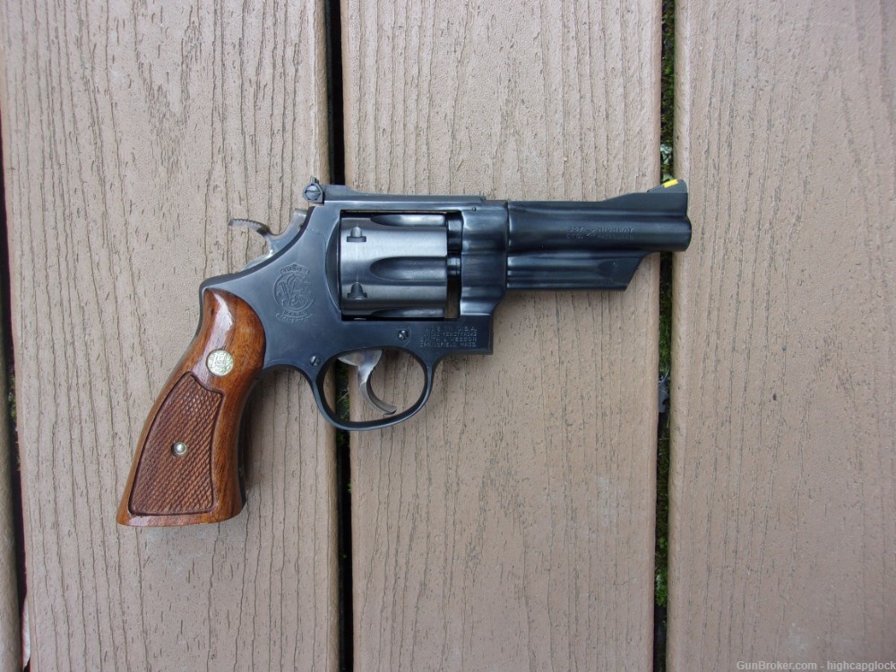 S&W Smith & Wesson 28 357 Mag Highway Patrolman 4" Revolver COLLECTOR Grade-img-1