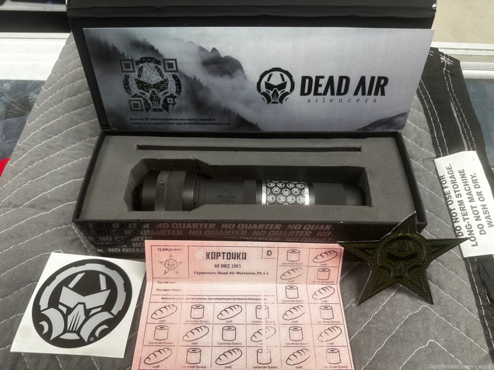NEW DEAD AIR WOLVERINE 7.62 SUPRESSOR FOR YOUR AK!!-img-0