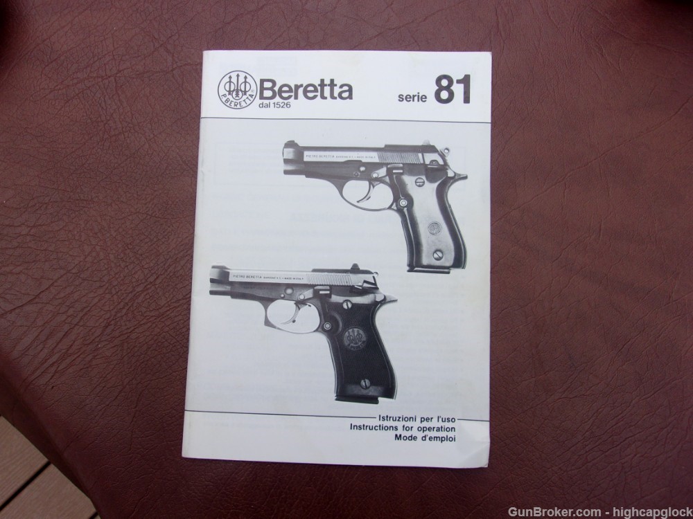 Beretta 85 F .380 Semi Auto 3.75" Pistol SO NICE w/ Box & 2 Mags $1START-img-27