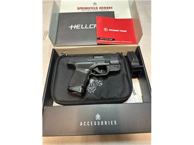 Springfield Hellcat Optics Ready, 9mm, 3", Crimson Trace, No Reserve! 