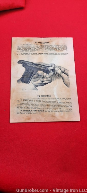 Colt Model 1903 Pocket Hammerless .32 box..Awesome Find Rare! NR-img-17