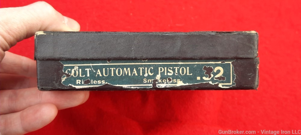 Colt Model 1903 Pocket Hammerless .32 box..Awesome Find Rare! NR-img-0