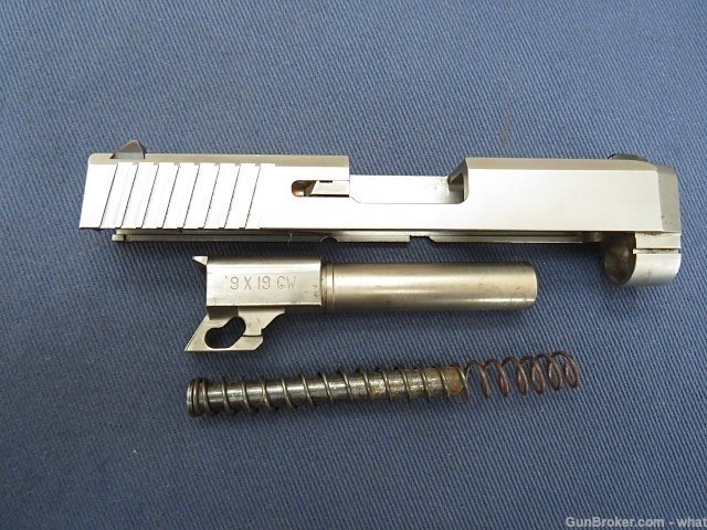 Kahr Arms CW9 9mm Stainless Steel Pistol Slide + Recoil and Barrel Assembly-img-3