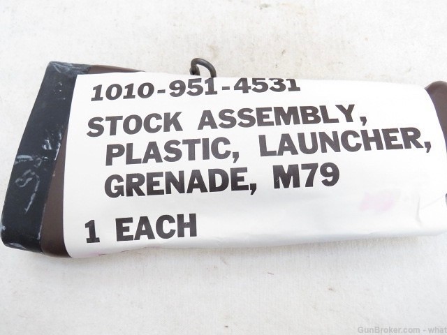 New USGI M79 40mm Grenade Launcher Plastic Butt Stock Buttstock-img-3