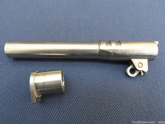 Colt 1911 Type 4-7/8" .45 Cal Pistol Barrel & Bushing-img-0