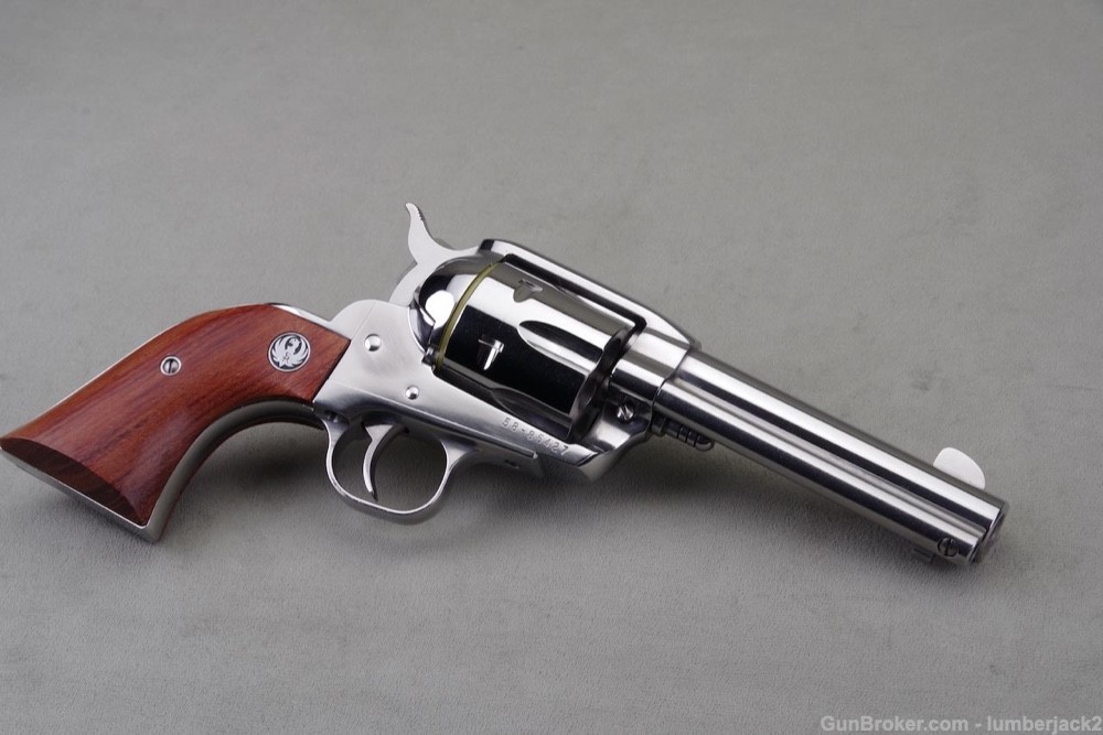 Ruger Vaquero 40 S&W 4 3/4' High Polished Stainless w Orig. Box 99% Scarce-img-12
