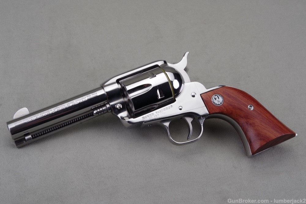 Ruger Vaquero 40 S&W 4 3/4' High Polished Stainless w Orig. Box 99% Scarce-img-6