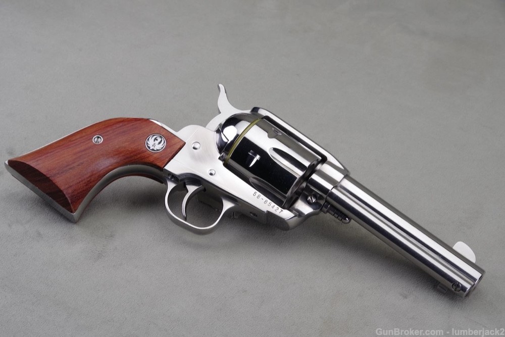 Ruger Vaquero 40 S&W 4 3/4' High Polished Stainless w Orig. Box 99% Scarce-img-31