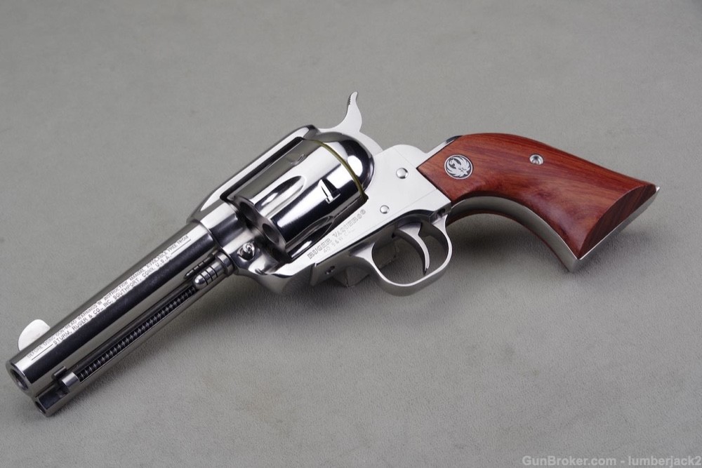 Ruger Vaquero 40 S&W 4 3/4' High Polished Stainless w Orig. Box 99% Scarce-img-32
