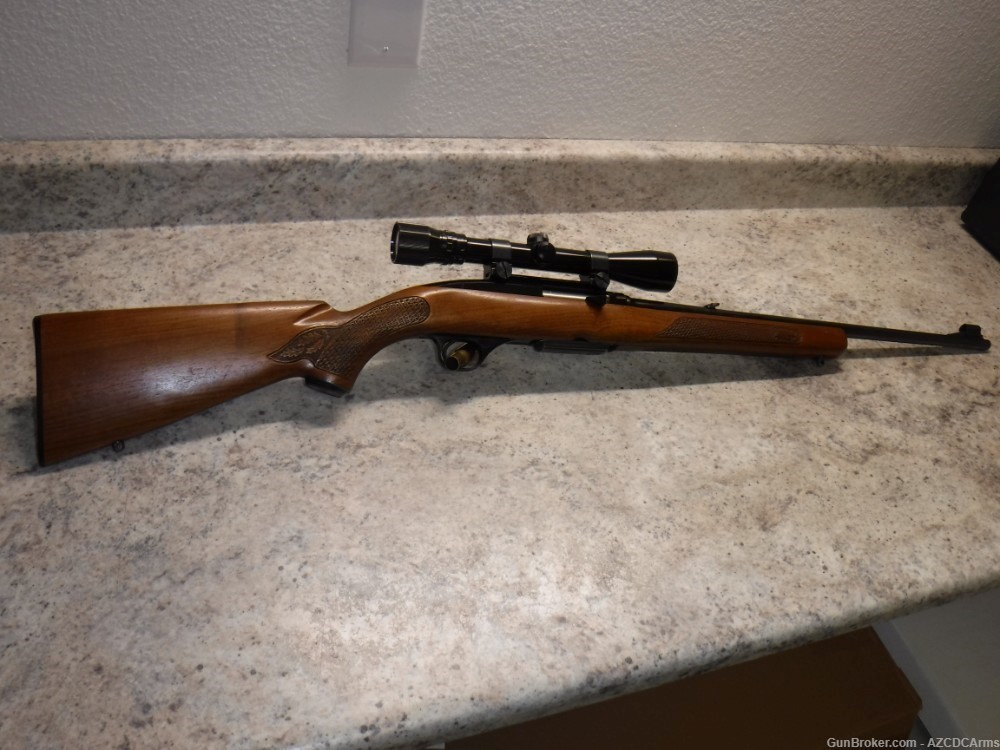 Winchester model 100, 284 win, Mfg 1966, very nice, weaver 4x scope-img-0