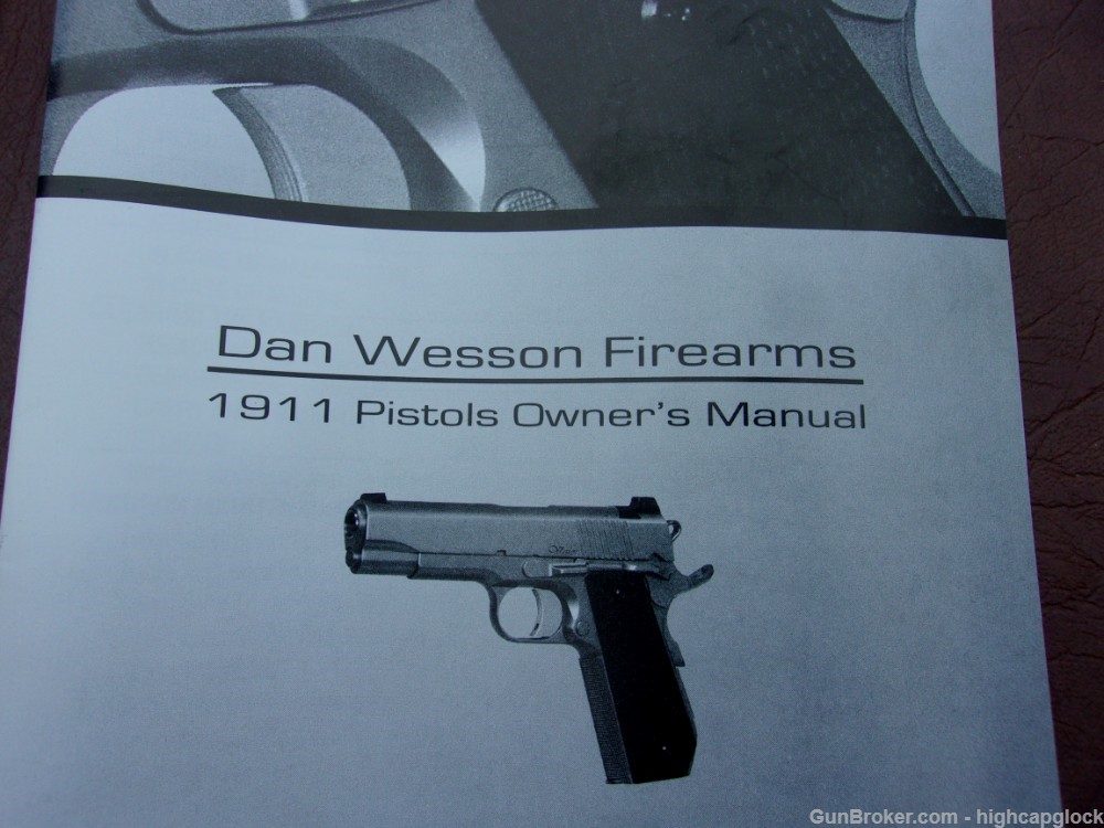 Dan Wesson Guardian 9mm 1911 Commander Pistol Night Sights 99% Box $1START-img-33