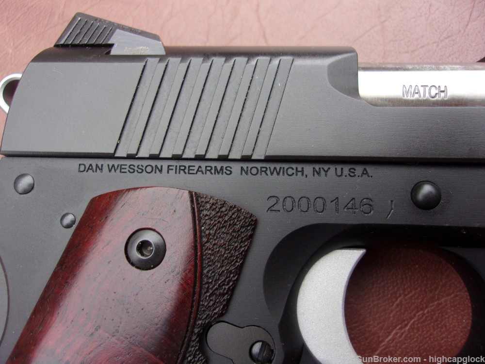 Dan Wesson Guardian 9mm 1911 Commander Pistol Night Sights 99% Box $1START-img-18
