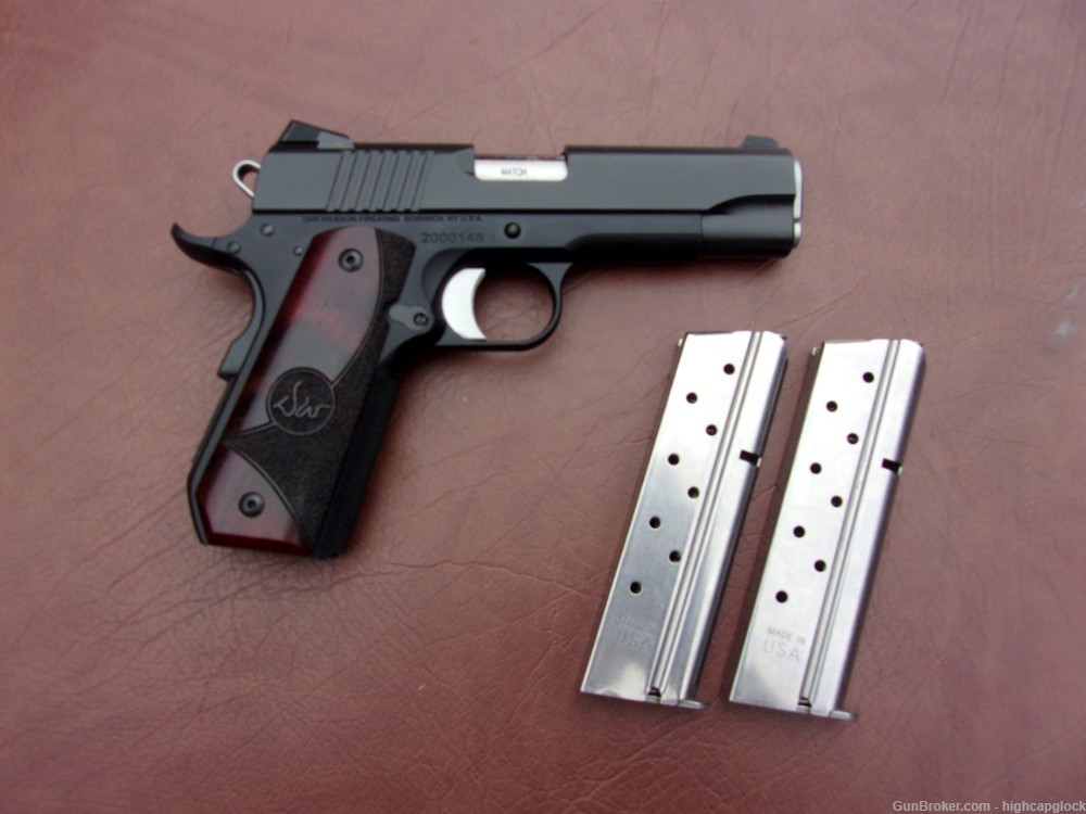 Dan Wesson Guardian 9mm 1911 Commander Pistol Night Sights 99% Box $1START-img-2