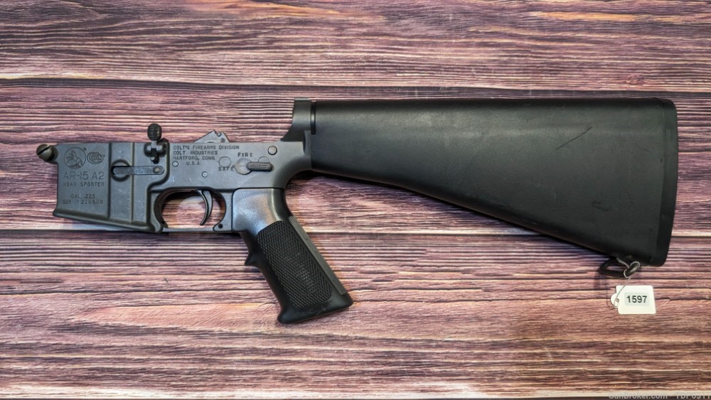 Colt AR-15 A2 HBAR Sporter PRE BAN AR 15 COMPLETE Lower Preban -img-0