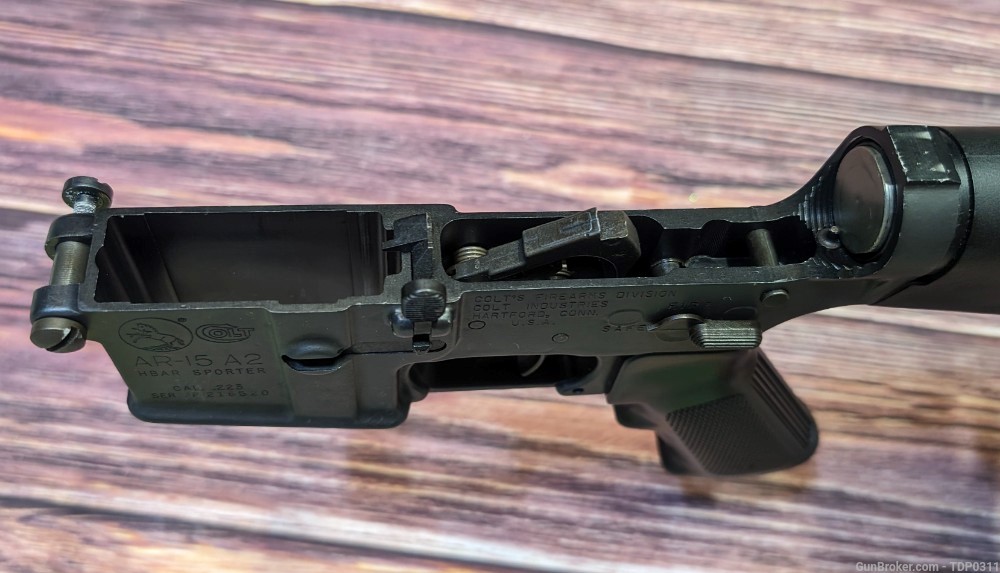 Colt AR-15 A2 HBAR Sporter PRE BAN AR 15 COMPLETE Lower Preban -img-4