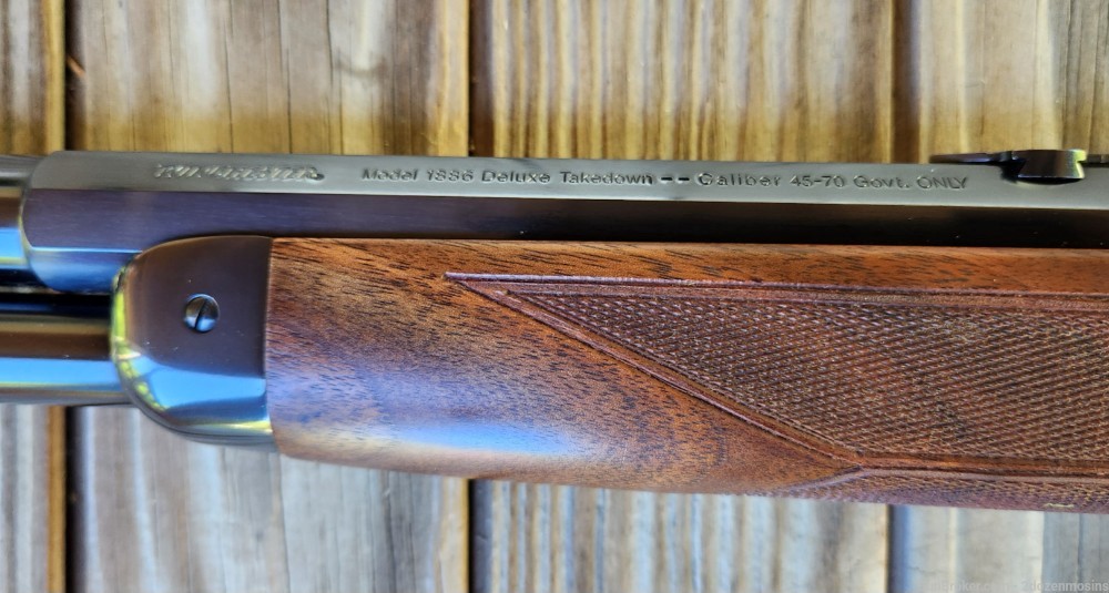 Ultra Rare Winchester 1886 Deluxe Limited Series Takedown 45-70 26" -img-3