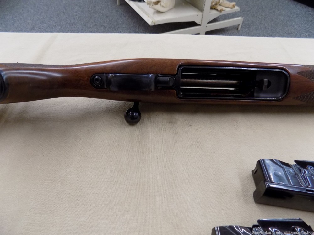 Savage 14 Left Hand, DBM .243 22" BBL, 3-Mags Deluxe Walnut Stock/Bluing-img-14