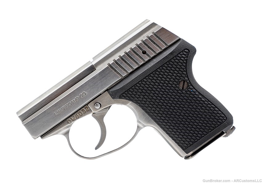 Smallest 380 ACP Pistol Seecamp LWS-380 Stainless-img-0