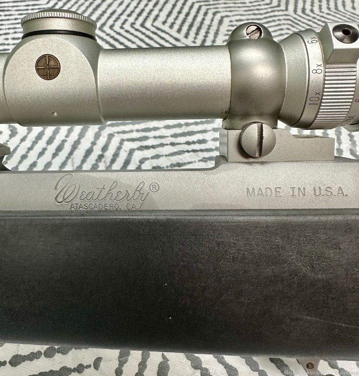 Weatherby Mark V 7mm Weatherby Mag Stainless w/Leupold Scope NR!!-img-14