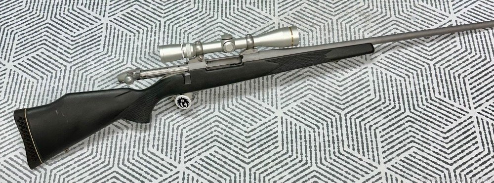 Weatherby Mark V 7mm Weatherby Mag Stainless w/Leupold Scope NR!!-img-0