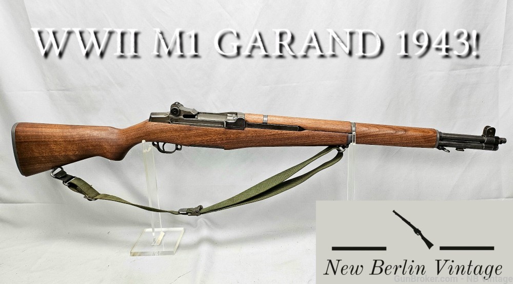 BEAUTIFUL M1 Garand WWII M1-Garand CMP Garand M1 1943 ORIGINAL BARREL!-img-0