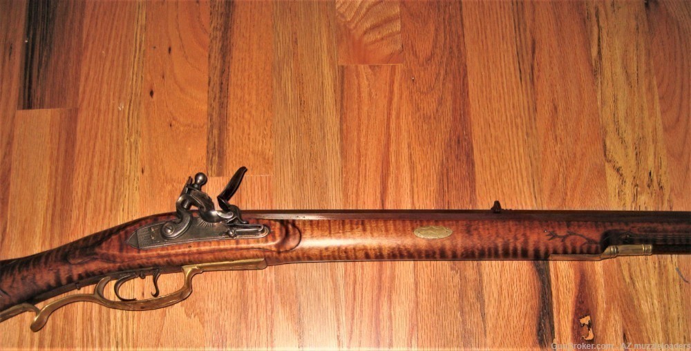 Kentucky Rifle by Frank Burton, 40 Cal Douglas XX Barrel, Curly Maple Stock-img-2