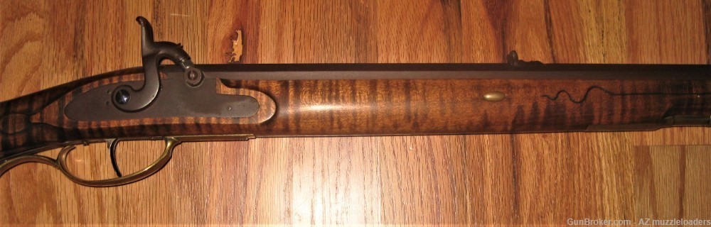 Lancaster Rifle by Doc Goby, 40 Cal, Curly Maple, Bill Large, Bob Roller -img-2
