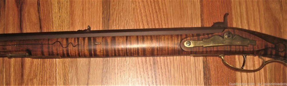 Lancaster Rifle by Doc Goby, 40 Cal, Curly Maple, Bill Large, Bob Roller -img-5