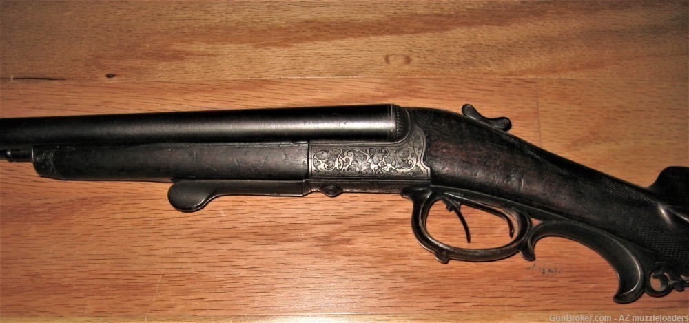 Antique 16 Gauge SXS German Shotgun, Joh Bornmann, Drossen-img-12