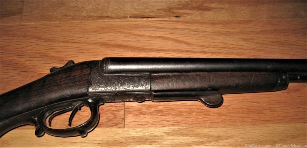 Antique 16 Gauge SXS German Shotgun, Joh Bornmann, Drossen-img-9