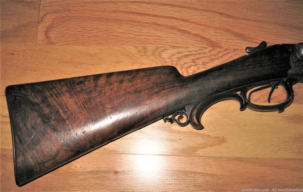 Antique 16 Gauge SXS German Shotgun, Joh Bornmann, Drossen-img-1